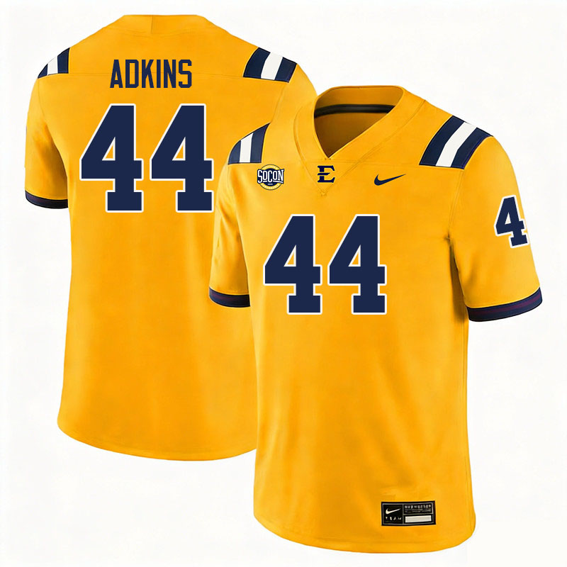 East Tennessee State Buccaneers #44 Nate Adkins College Football Jerseys,Uniforms-Gold